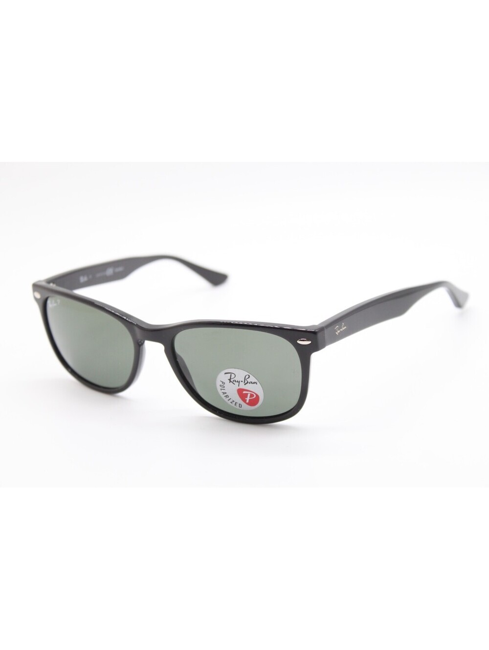 NEW RAY-BAN RB 2184 901/58 BLACK POLARIZED AUTHENTIC SUNGLASSES 57-18